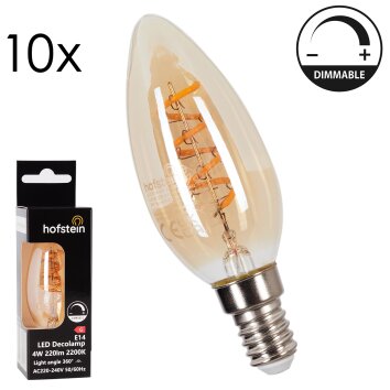 LED E14 10er Set 4 Watt 2200 Kelvin 220 Lumen