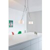 Serien Lighting TWIN Suspension Pendelleuchte 4m-Cable-Version Chrom, 2-flammig