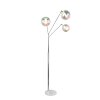 Trio Paxton Stehlampe Chrom, 3-flammig