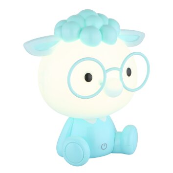 Globo Sheepy Tischleuchte LED Blau, Weiß, 1-flammig