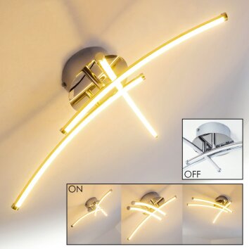 Hotchkiss Deckenleuchte LED Chrom, 1-flammig