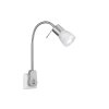 Trio Leuchten LEVISTO Wandleuchte LED Nickel-Matt, 1-flammig