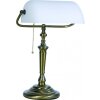 Steinhauer DE RIO Bankerlampe Bronze, 1-flammig