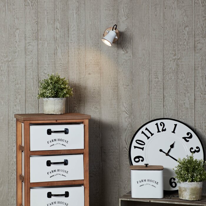 Brilliant Seed Wandleuchte Holz Hell Weiss 210 05 Lampe Shop At