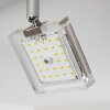 Kiruna Deckenleuchte LED Chrom, Nickel-Matt, 2-flammig