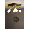 Trio Leuchten CLAPTON Deckenleuchte LED Aluminium, Chrom, Edelstahl, 4-flammig